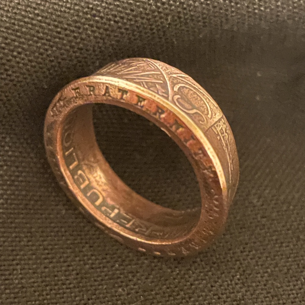 🇫🇷France, Authentic coin Ring😍